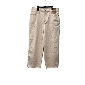 New Madewell Women's Size 31 The Perfect Vintage Wide-Leg Crop Jean *Stains*